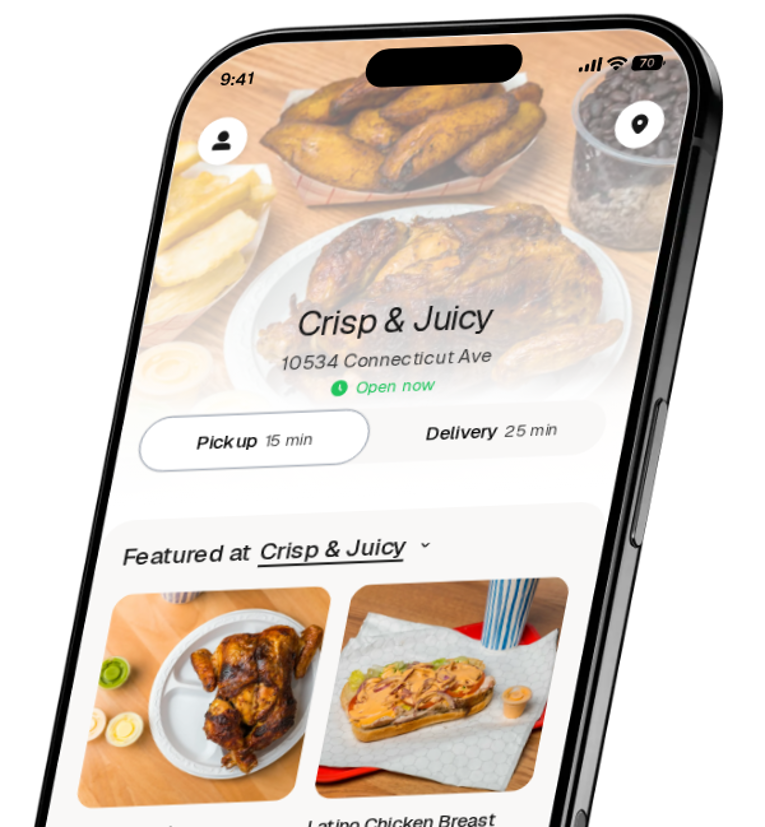 Crisp & Juicy app preview